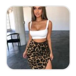 Cheetah skirt